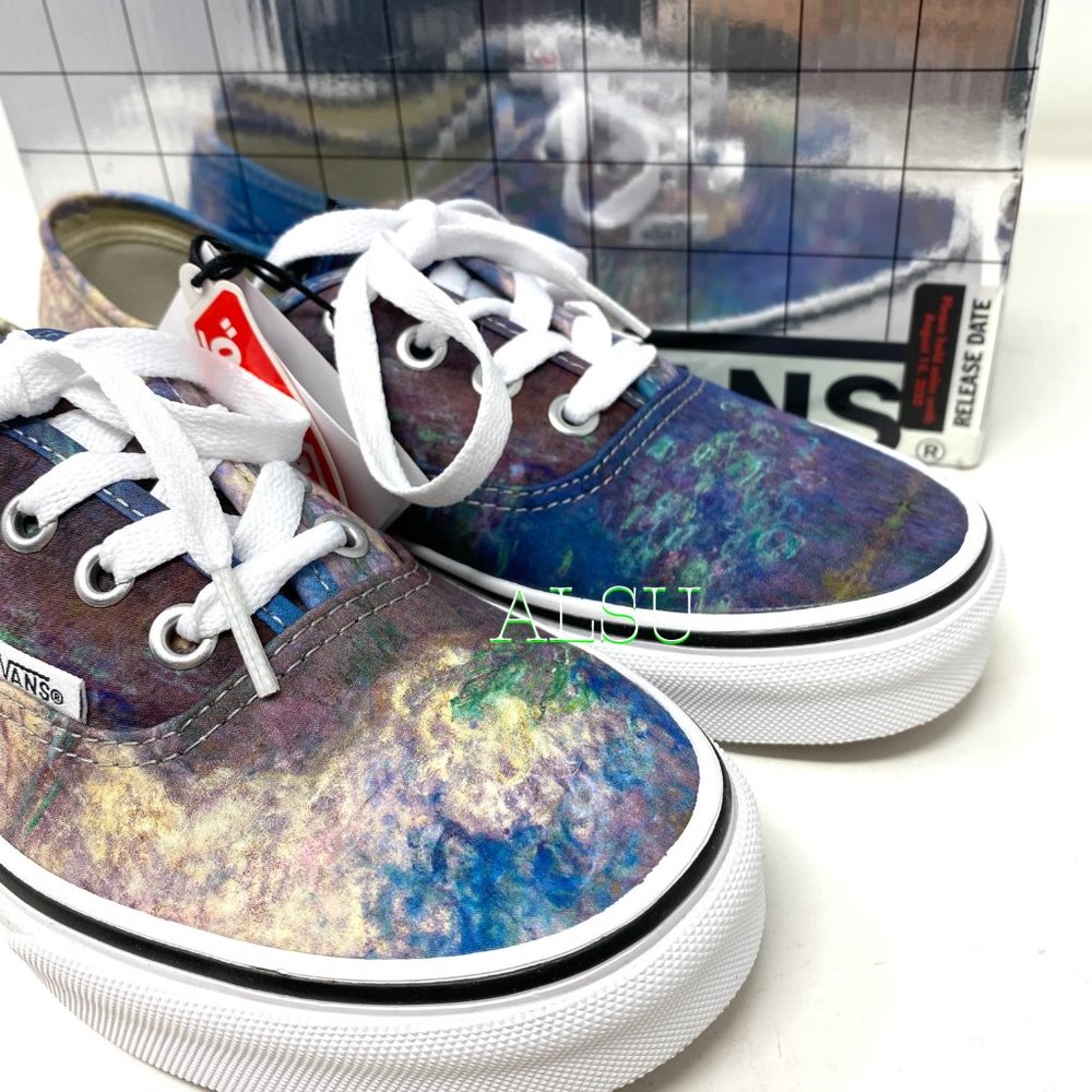 VANS Authentic Low Top Moma Claude Monet Canvas Shoes Women Size 6.5 VN0A2Z5I18H - Picture 9 of 11